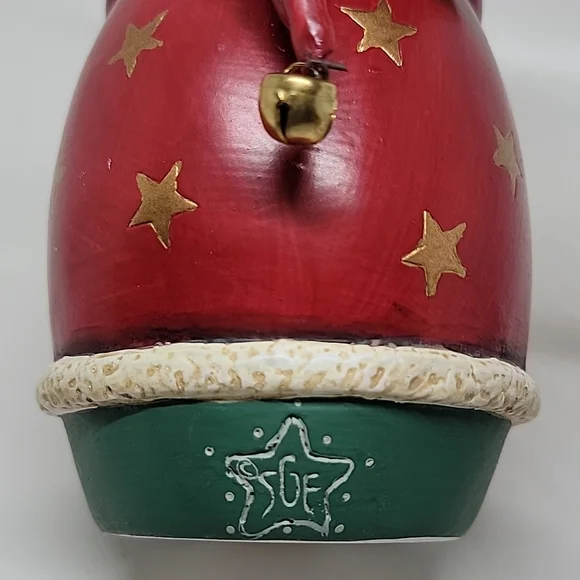 New Christmas Santa Folk Art Figurine - Picture 6 of 13